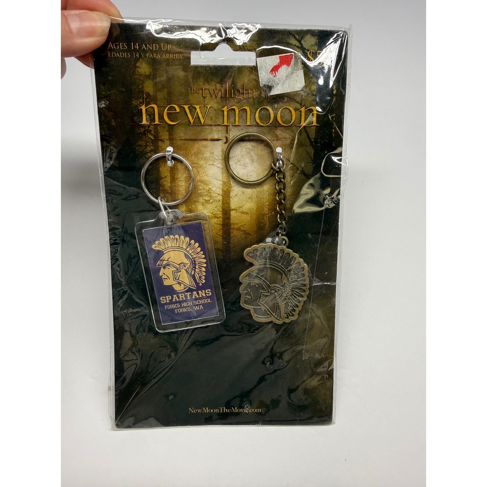 NECA Twilight New Moon Forks High School Spartans Keychain Set 2pc Movie Promo